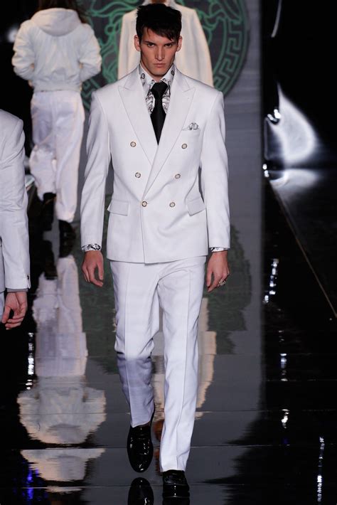 versace white suit|Versace suits outlet.